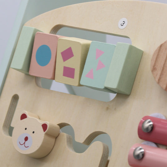 Andadera para bebe interactiva de madera - W08J001G-2