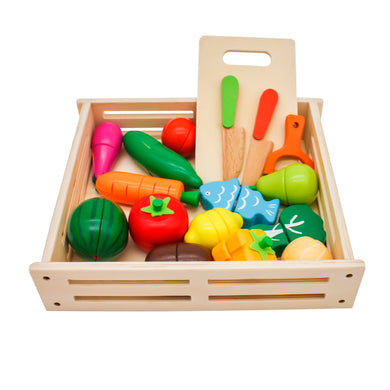 Juego de frutas de madera - W10B224