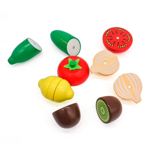 Juego de frutas de madera - W10B224