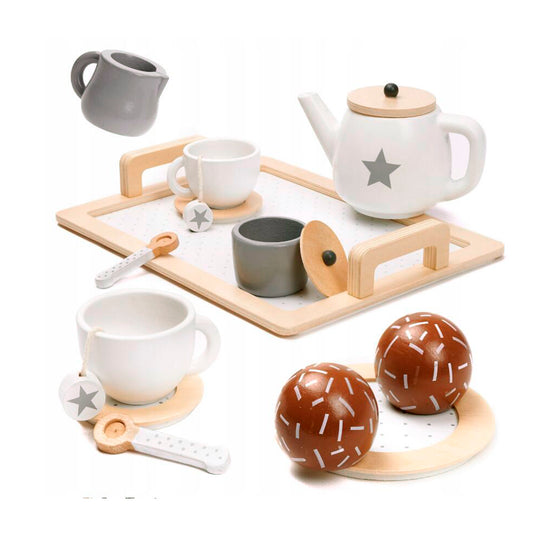 Juego Infantil de Té de madera - W10B318B