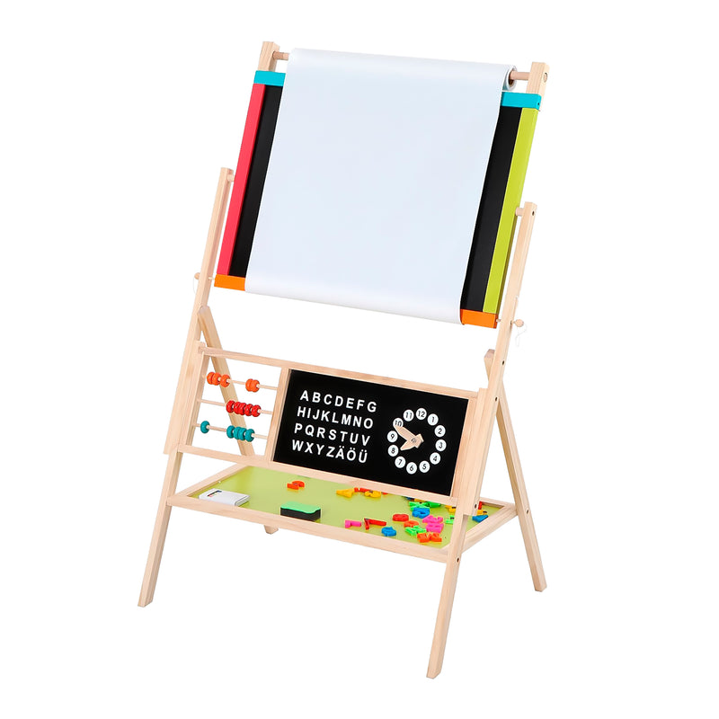 Cargue la imagen en el visor de la galería, Pizarrón educativo de madera - W12B103
