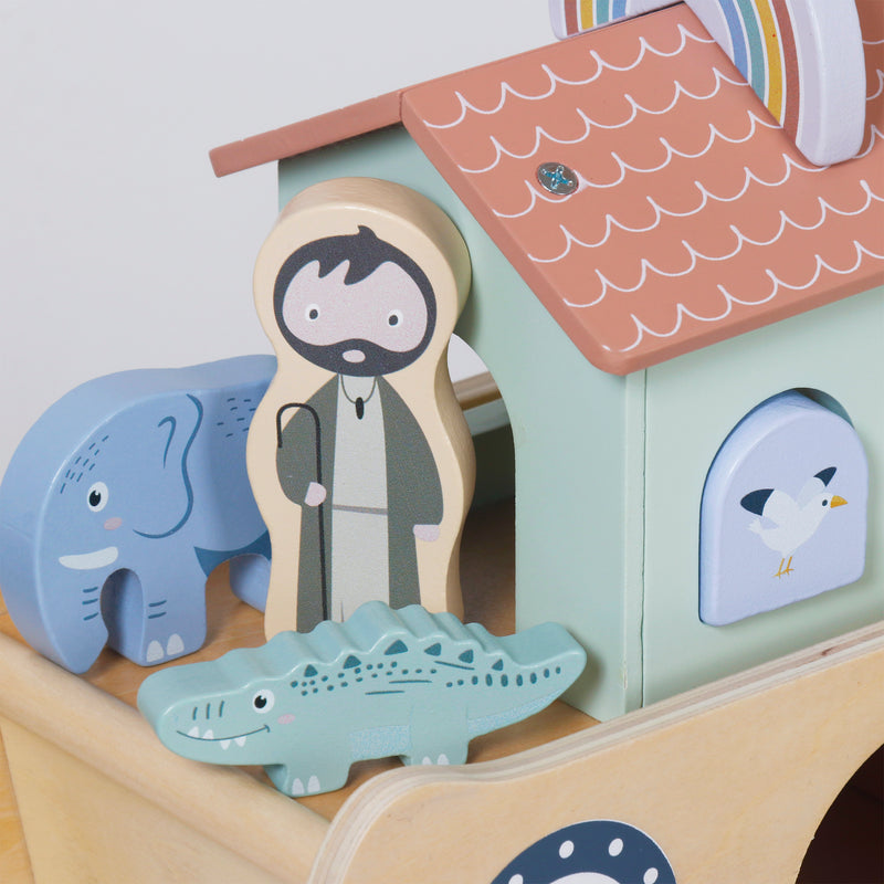 Cargue la imagen en el visor de la galería, Juego de madera arca de Noé -  W12D733
