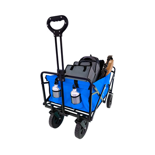 Carrito plegable  Azul, Vagón portátil de Gran Capacidad Para Exterior  WAGON -WG-01B