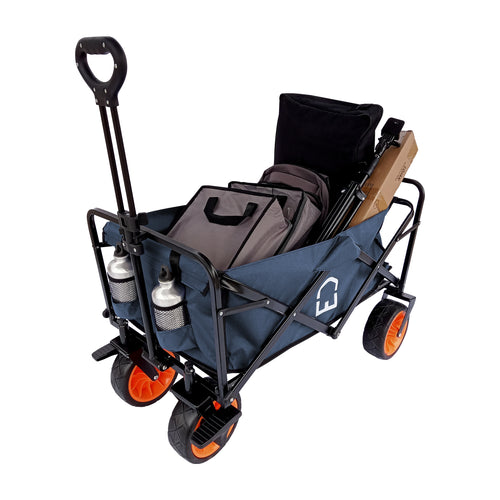 Carrito plegable Azul Marino Vagón portátil de Gran Capacidad Para Exterior WAGON -WG-002-AM