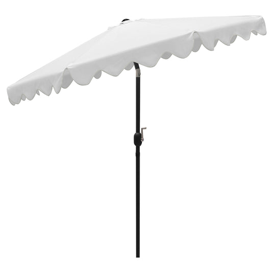Sombrilla de borde Ondulado Wave color Blanco - WAVE-WH