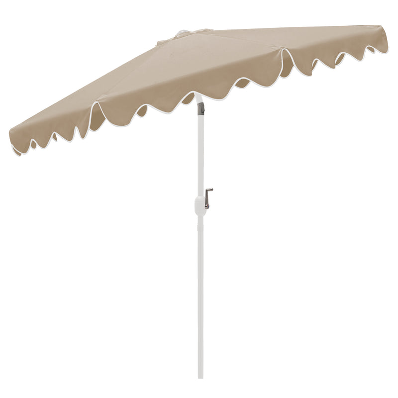 Cargue la imagen en el visor de la galería, Sombrilla de borde Ondulado Wave color Taupe - WAVE-TA
