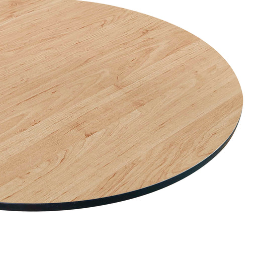 Cubierta de mesa Laminado de Alta Presión HPL Color  Natural WOODIC-9420-DIA70