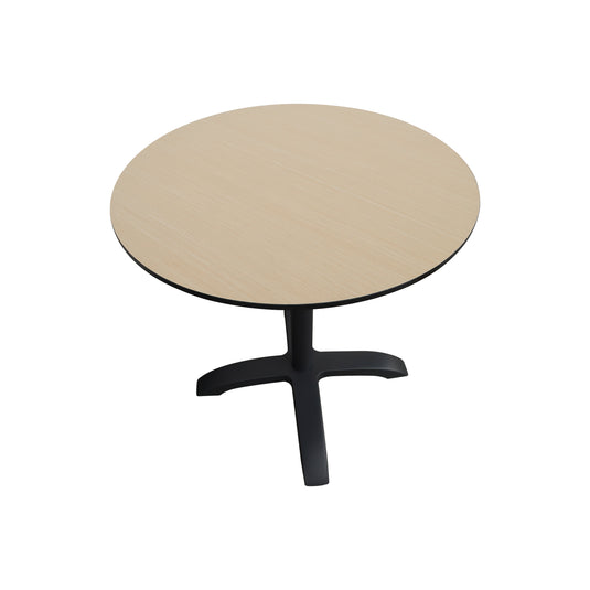 Mesa de Comedor Woodic D342 D70 + base tigre negro - WOOD-TIGRE-D2342