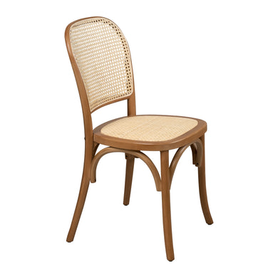 Silla para interior de madera XN1931 color café claro- XN1931