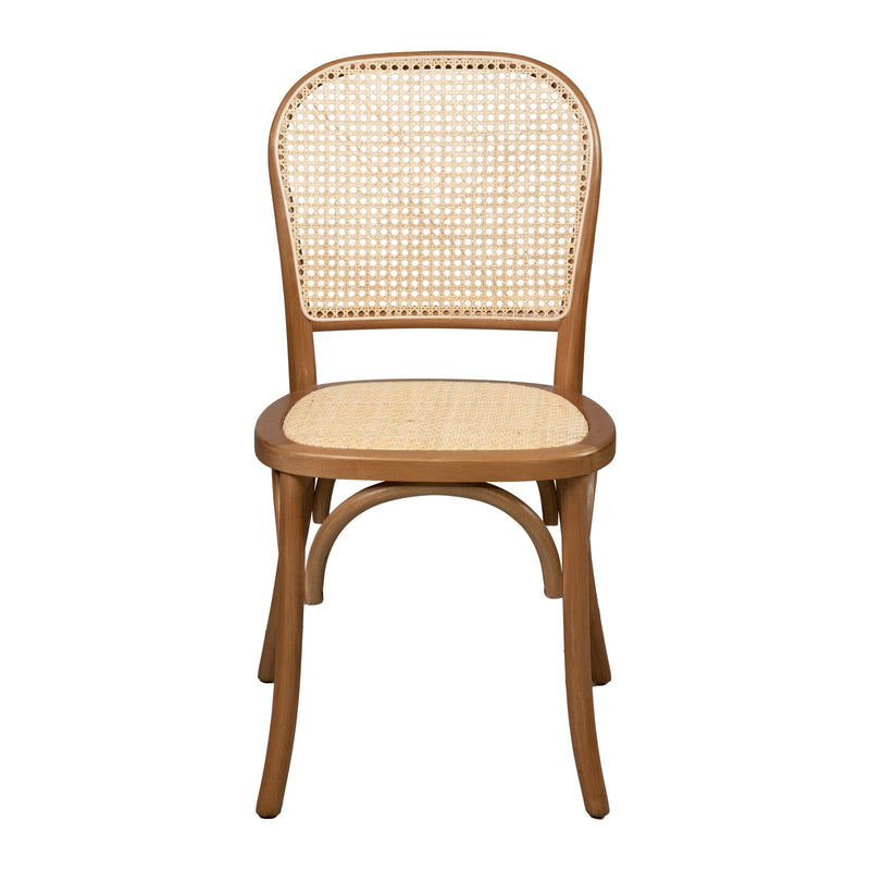 Cargue la imagen en el visor de la galería, Silla para interior de madera XN1931 color café claro- XN1931
