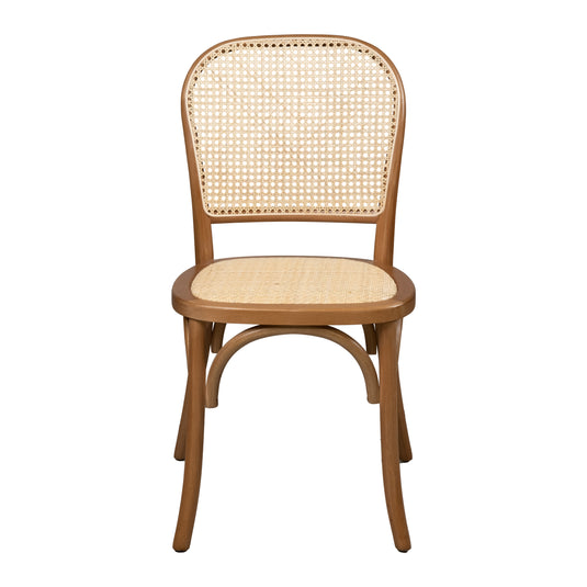 Silla para interior de madera XN1931 color café claro- XN1931