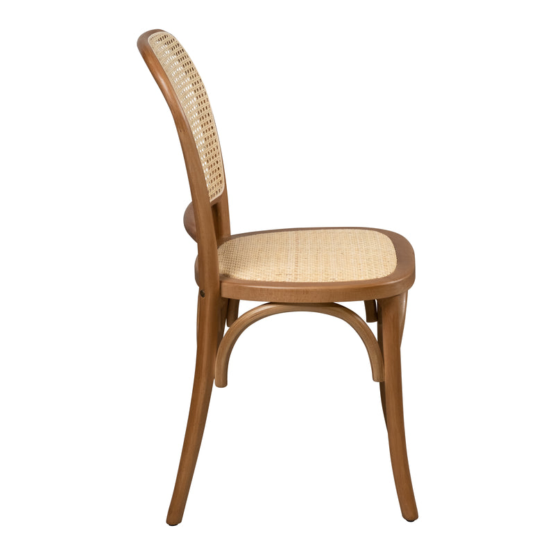 Cargue la imagen en el visor de la galería, Silla para interior de madera XN1931 color café claro- XN1931
