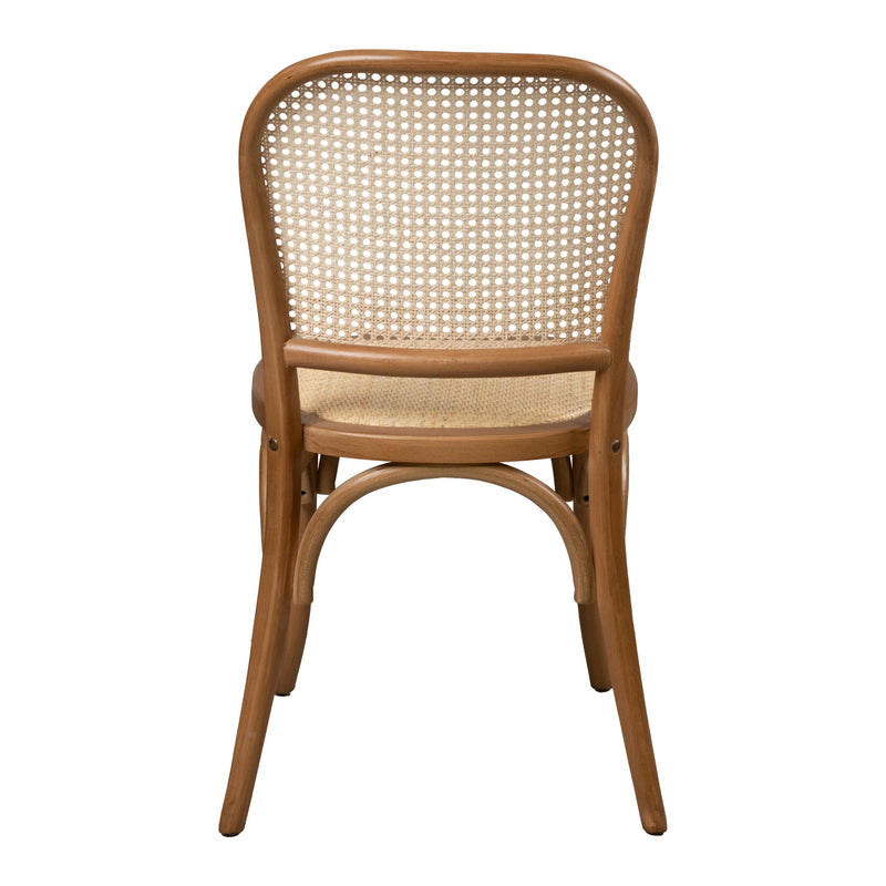 Cargue la imagen en el visor de la galería, Silla para interior de madera XN1931 color café claro- XN1931
