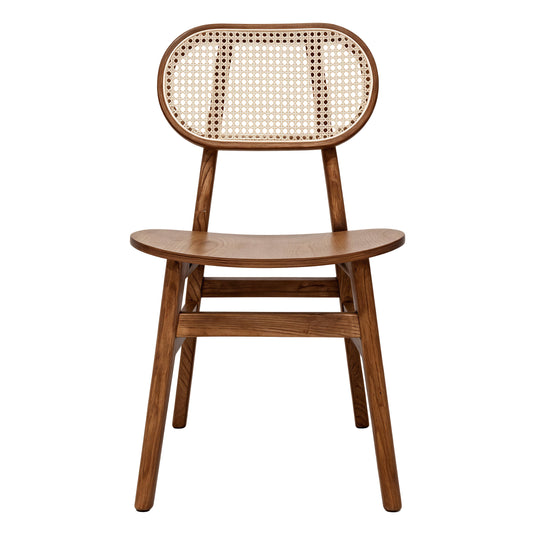 Silla de madera para interior XN1967WAL color Walnut - XN1967WAL