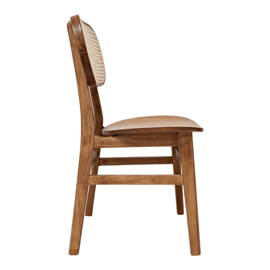 Silla de madera para interior XN1967WAL color Walnut - XN1967WAL