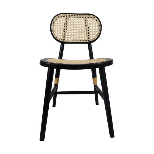 Silla de madera para interior XN1969A color Negro - XN1969A