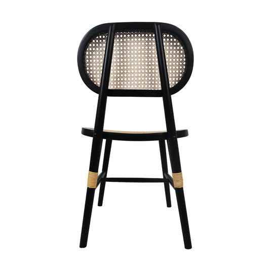 Silla de madera para interior XN1969A color Negro - XN1969A