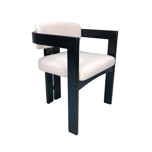 Silla de Madera para interior XN23905WHITE color blanco & negro - XN23905WHITE