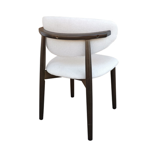 silla de madera para interior XN2472DB color blanco & cafe oscuro - XN2472DB