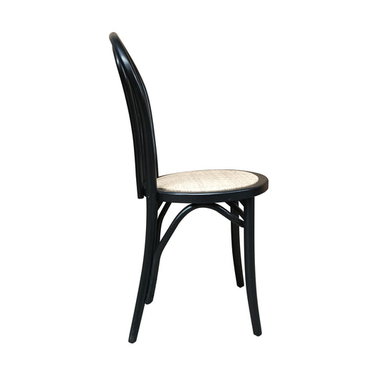 Silla de madera para interior XNR335BLACK color negro - XNR335BLACK