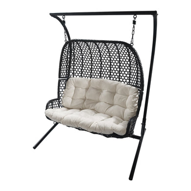 Columpio Y9222 Doble Hanging Negro - Y9222