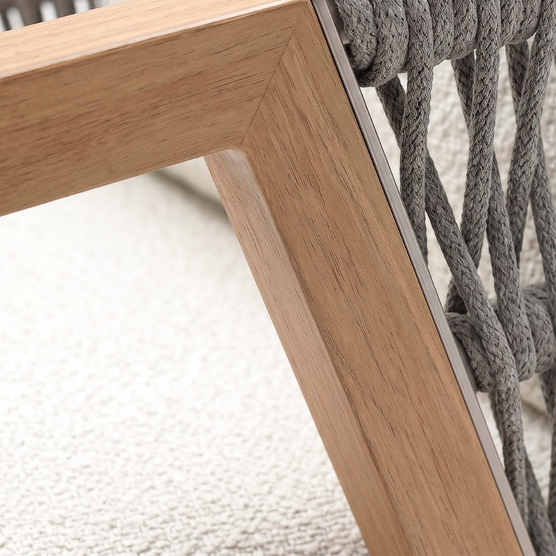 Cargue la imagen en el visor de la galería, Set triple Yaara de Aluminio estilo madera - GLA63542-YAAR3
