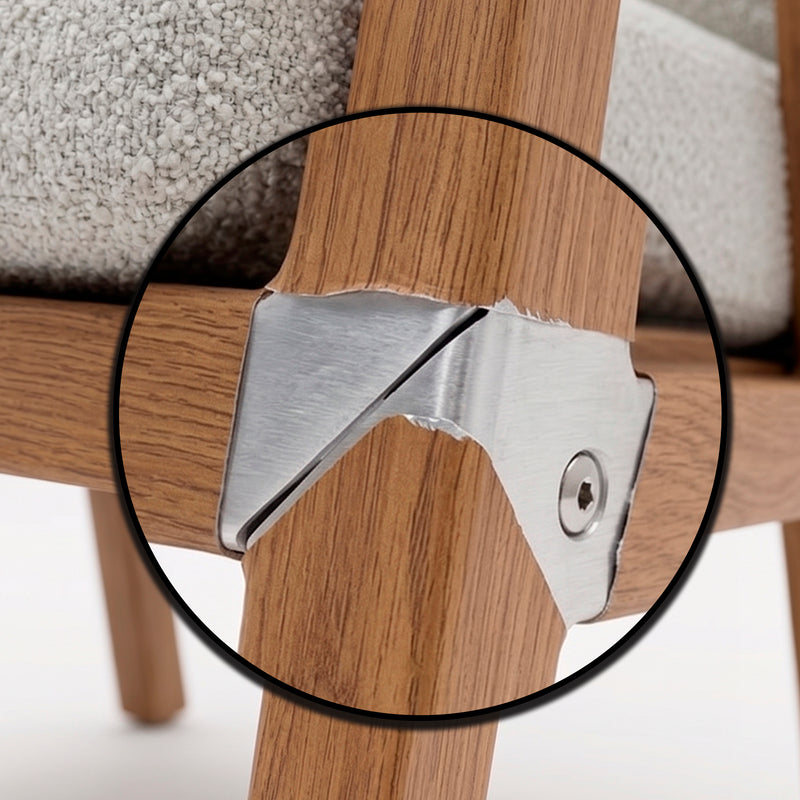 Cargue la imagen en el visor de la galería, Set triple Yaara de Aluminio estilo madera - GLA63542-YAAR3
