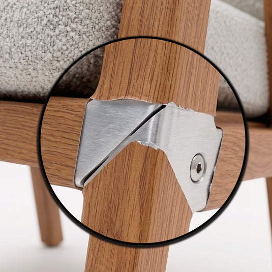 Set triple Yaara de Aluminio estilo madera - GLA63542-YAAR3