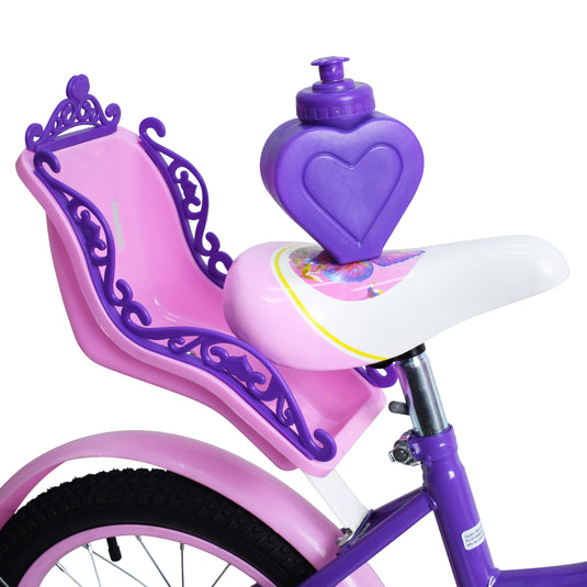 Bicicleta infantil de 12" YF606 color Morado - 12YF606-MOR