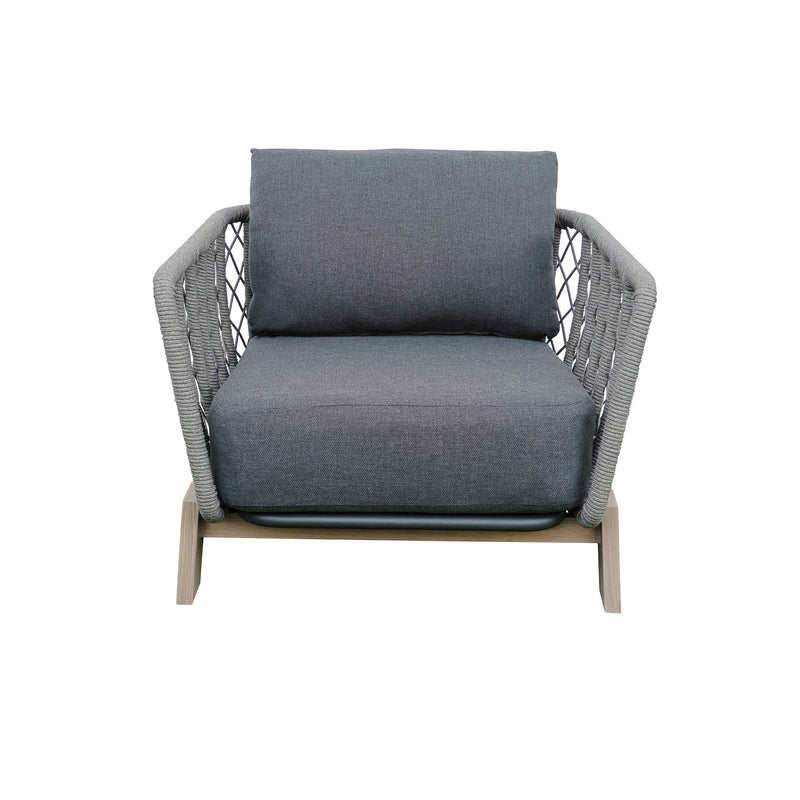 Cargue la imagen en el visor de la galería, Sillón Individual ALbricci color carbon - GLA6323221KD
