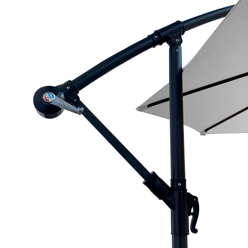 Load image into Gallery viewer, Sombrilla para Exterior Banana color blanco + base Lioux - BAN1010-23886CW22
