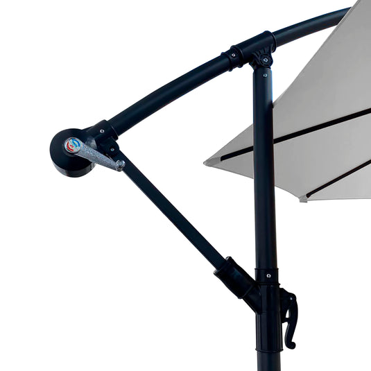 Sombrilla para Exterior Banana color blanco + base Lioux - BAN1010-23886CW22