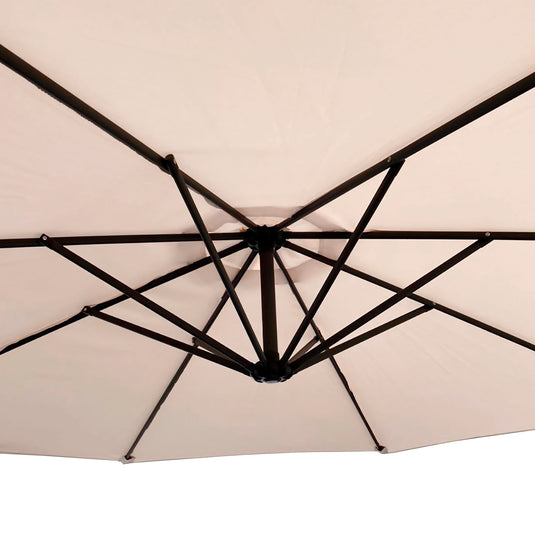 Sombrilla para Exterior Banana color light taupe + base Lioux - BAN1020-23886CW22