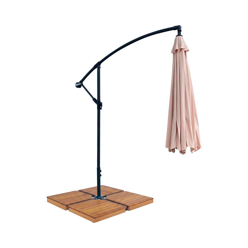 Load image into Gallery viewer, Sombrilla para Exterior Banana color Taupe + base Lioux - BAN1245-23886CW22
