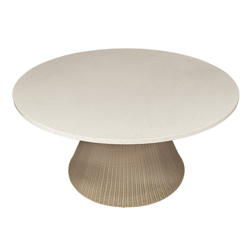 Cargue la imagen en el visor de la galería, Mesa de comedor EVYA Redonda 1.57 M color Blanco - GLAE259174KD-White
