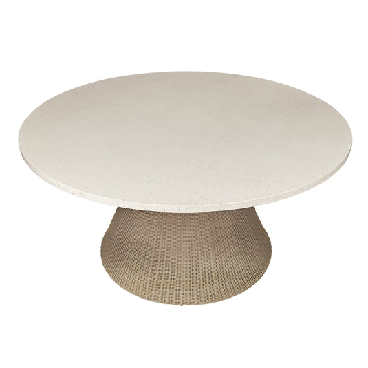 Mesa de comedor EVYA Redonda 1.57 M color Blanco - GLAE259174KD-White