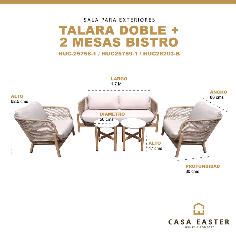 Cargue la imagen en el visor de la galería, Talara Doble + doble bistro
