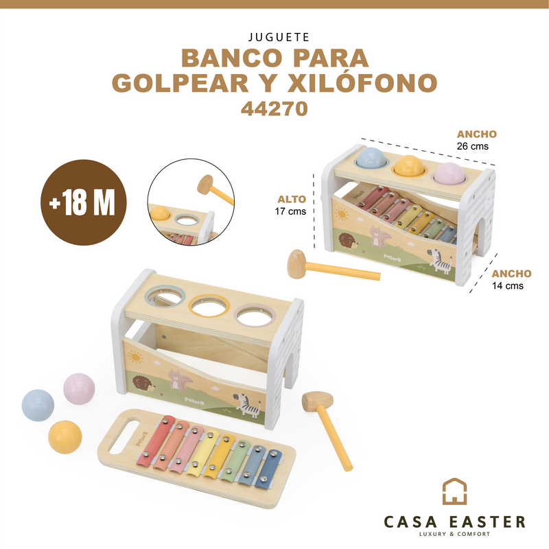 Load image into Gallery viewer, Juego banco de percusión y xilófono - 44270
