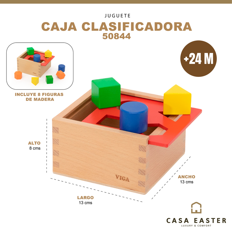 Cargue la imagen en el visor de la galería, Juego caja clasificadora de formas - 50844
