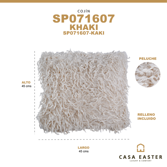 Cojin de interior SP071607 color KAKI - SP071607-KAKI