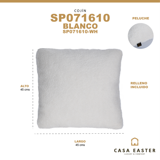 Cojin de interior SP071610 color Blanco - SP0716010-WH