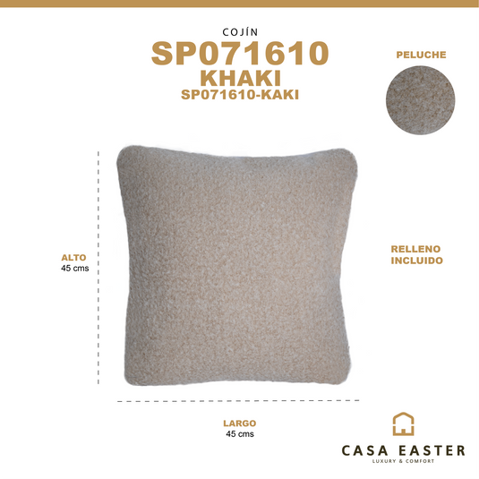 Cojin de interior SP071610 color kaki - SP0716010-KAKI