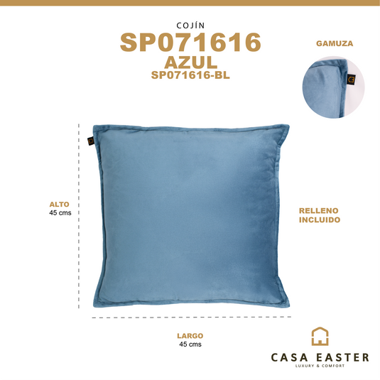 Cojín de interior SP071616 color Azul- SP071616-BL