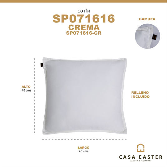 Cojín de interior SP071616 color Crema - SP071616-CR