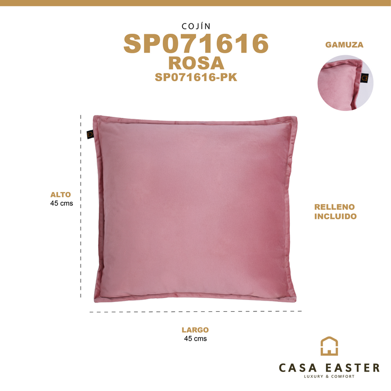 Cargue la imagen en el visor de la galería, Cojín de interior SP071616 color Rosa- SP071616-PK
