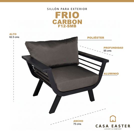 White Armchair FRIO INDIVDUAL-BIS-FW 