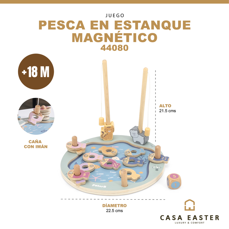Cargue la imagen en el visor de la galería, Juego de pesca magnético en estanque - 44080
