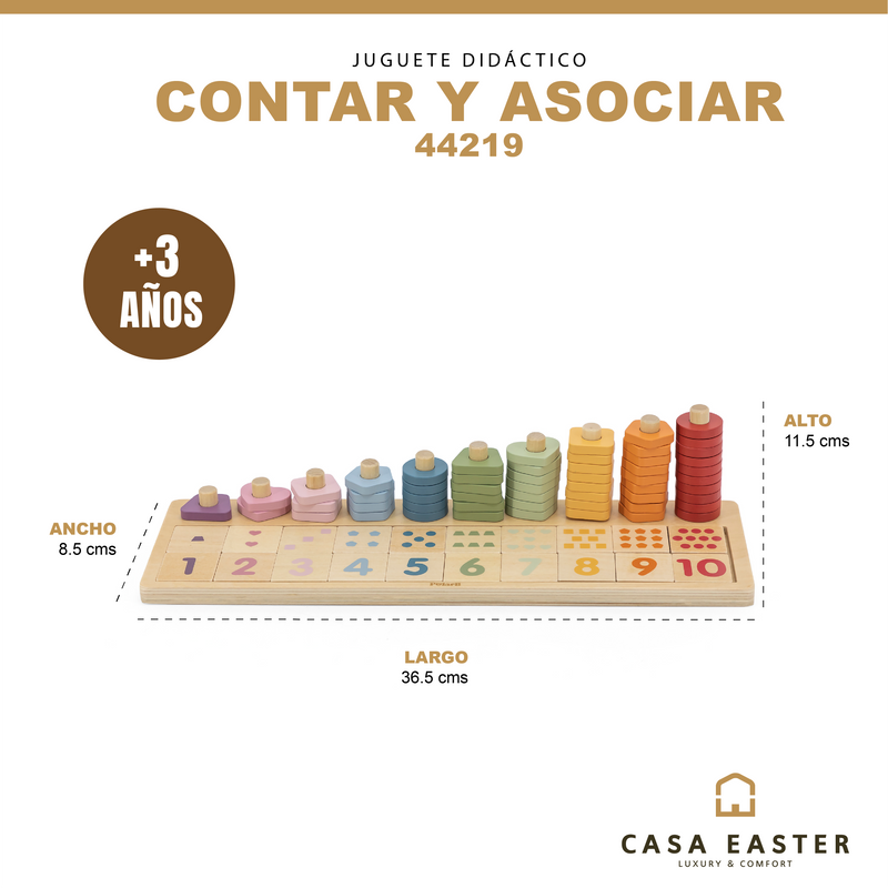 Cargue la imagen en el visor de la galería, Juego de contar y emparejar - 44219
