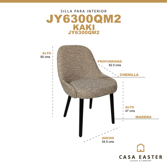 Belfast 36 Indoor Chair, khaki color - JY6300Q-M2