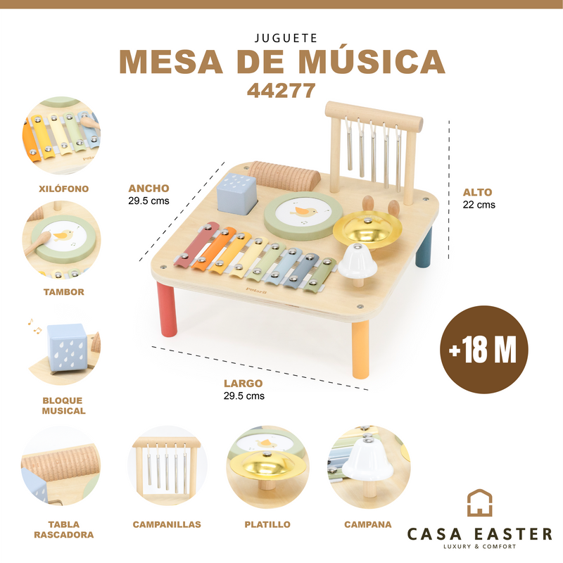 Cargue la imagen en el visor de la galería, Juego mesa musical - 44277
